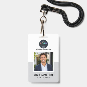 Company Photo and Logo Business Badge