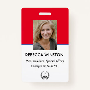 Company Photo ID Security Badge