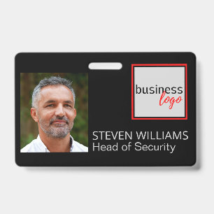 COMPANY PHOTO IDENTIFICATION BUSINESS LOGO CUSTOM BADGE