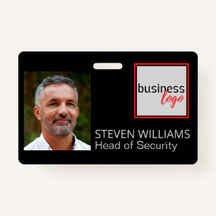 COMPANY PHOTO IDENTIFICATION BUSINESS LOGO CUSTOM BADGE