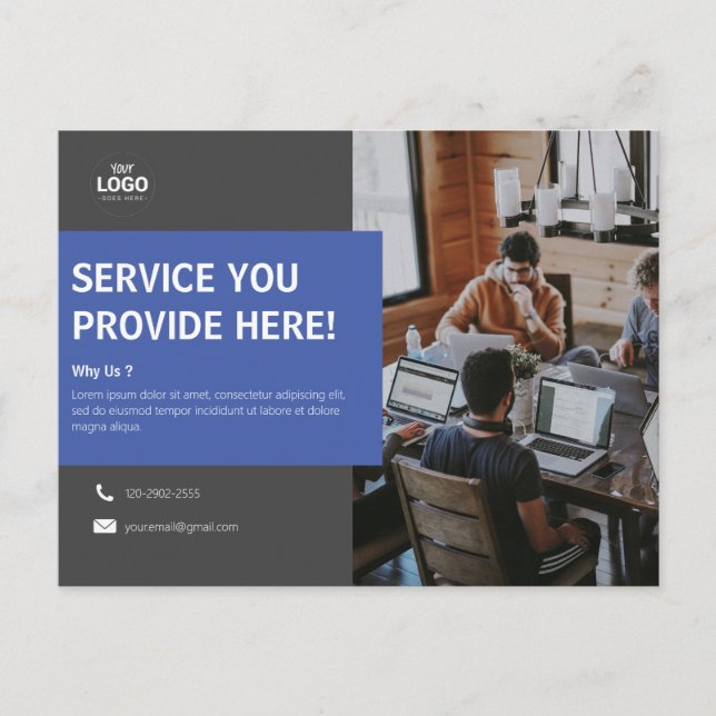 Company postcard for bussiness (Front)