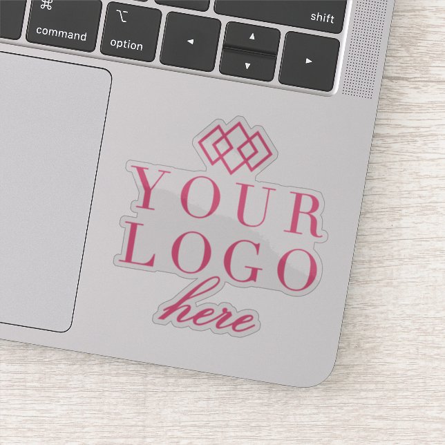 Company Promo Sticker | Your Logo Here Label (Detail)