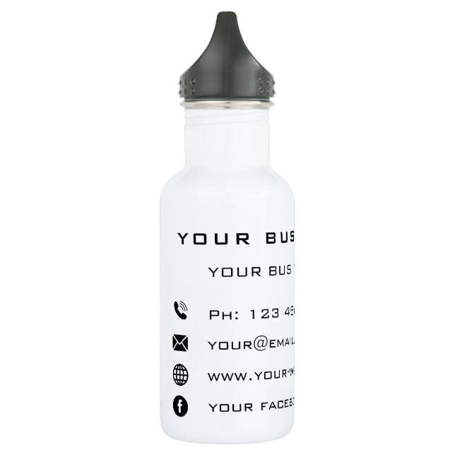 Company Promotional Personalized Water Bottle (Left)