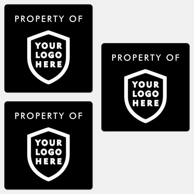 Company Property Logo | Business Asset Labels (Group)