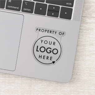 Company Property Logo   Business Asset Laptop