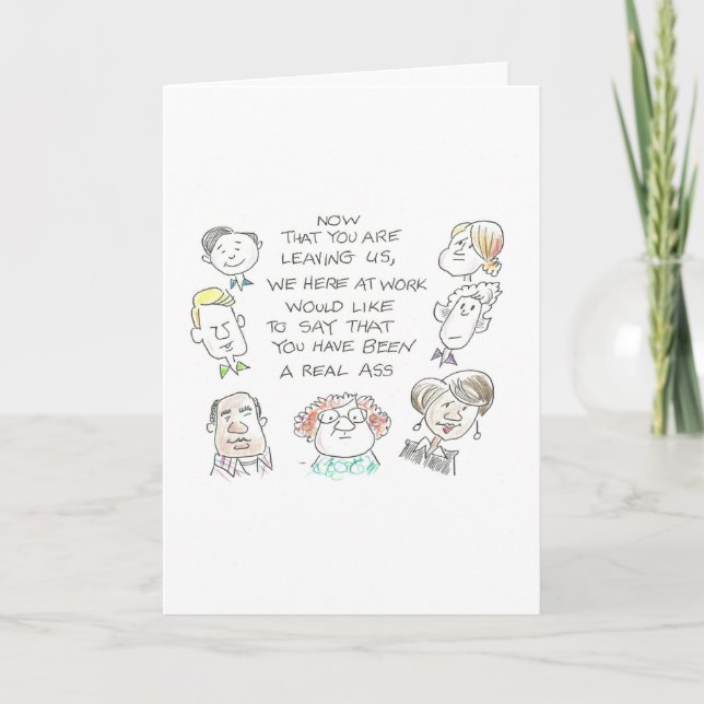 company retire card (Front)