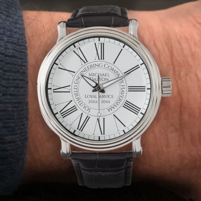 Company Retirement or Leaving Gift - Personalised Watch (Creator Uploaded)