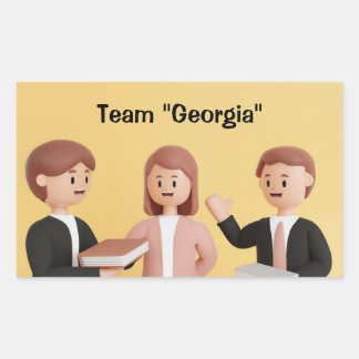 Company Team Personalized Group Participant Sticker