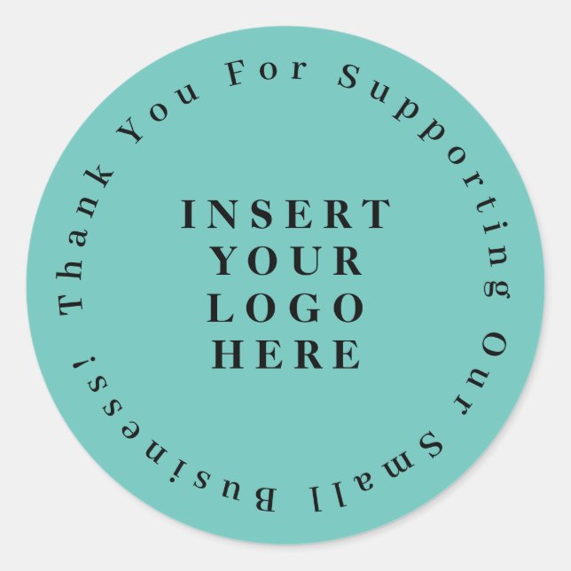 Company Thank You Business Sticker (Front)