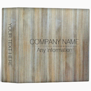 Company Wood Grain Texture #2 Binder