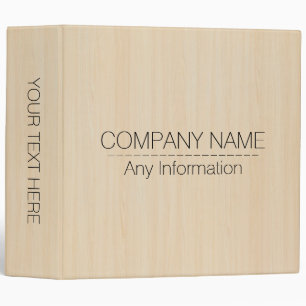 Company Wood Grain Texture #3 Binder