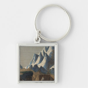 Comparative Height of the Principal Mountains Keychain