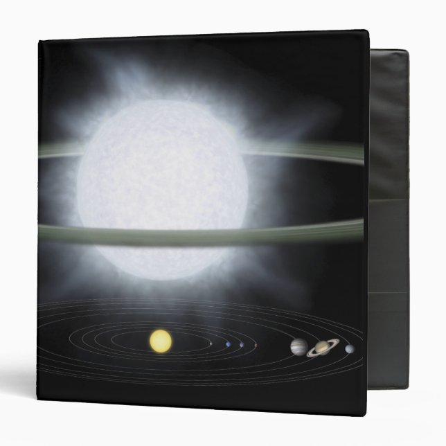 Comparison of the size of a hypergiant star binder (Front/Inside)