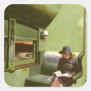 Compartment C, Car 293 Square Sticker