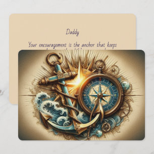 Compass & Anchor Father’s Day Card