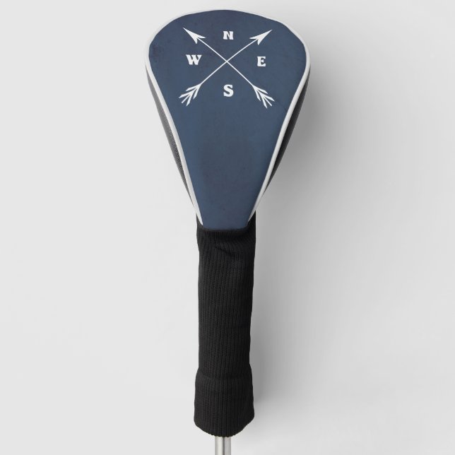 Compass arrows golf head cover (Front)