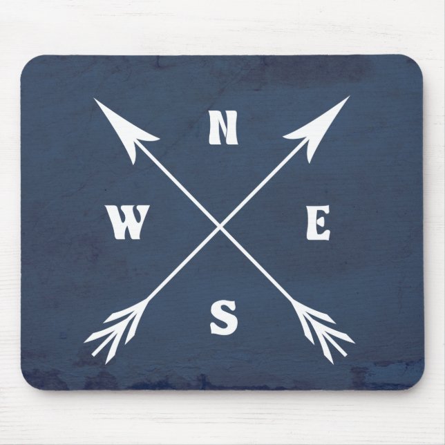 Compass arrows mouse pad (Front)
