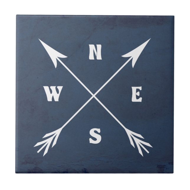 Compass arrows tile (Front)