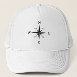 Compass arrows trucker hat