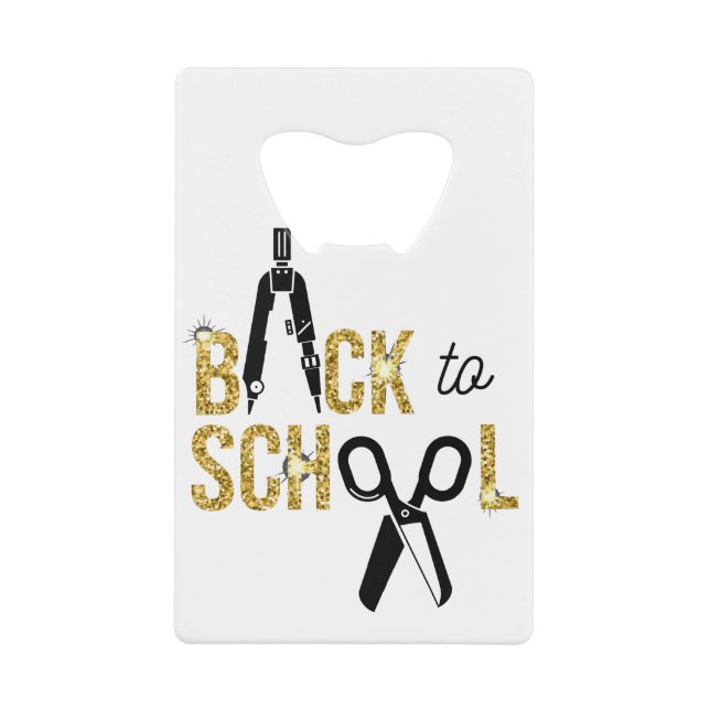 compass back to school credit card bottle opener (Front)