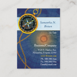 Compass Corporate (Blank Back) Business Card