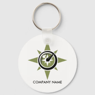 Compass Customizable Keychain
