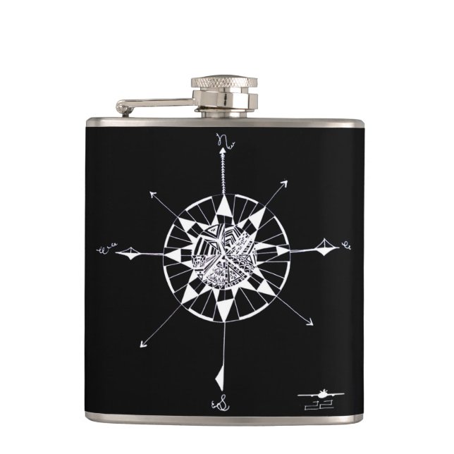 Compass Flask (Front)