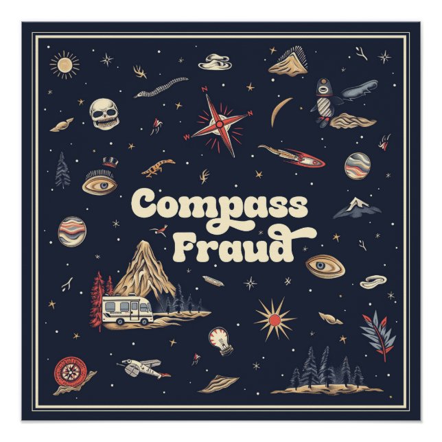 Compass Fraud Poster (Front)
