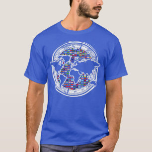 Compass International Travelling World Map World F T-Shirt