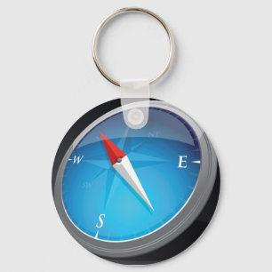 Compass Keychain