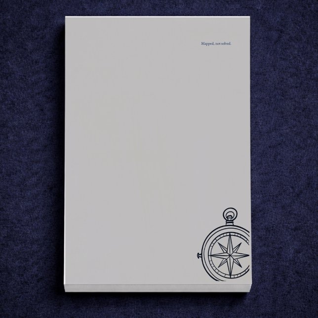 Compass-Midnight Catographer-Minimalist Post-it Notes (Creator Uploaded)