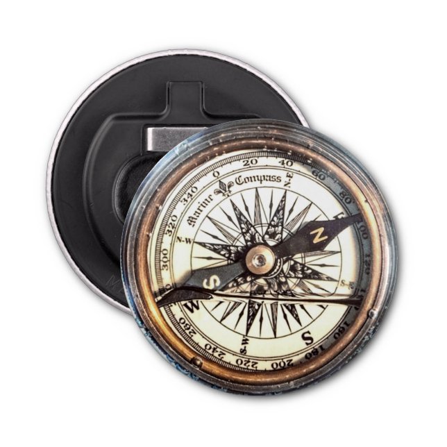 Compass on Water Bottle Opener (Front)