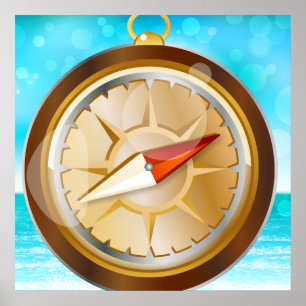 Compass Poster