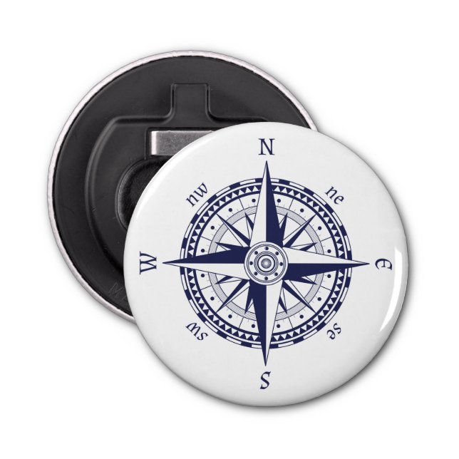 Compass Rose Bottle Opener (Front)