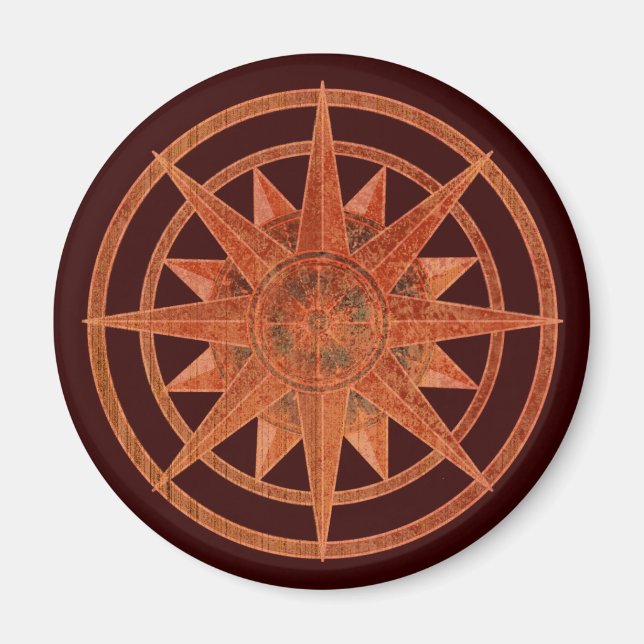 Compass Rose Magnet (Front)