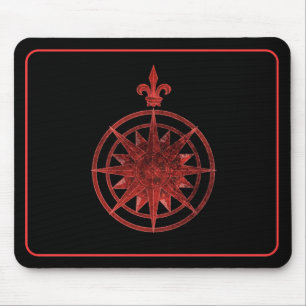 Compass Rose Mouse Pad