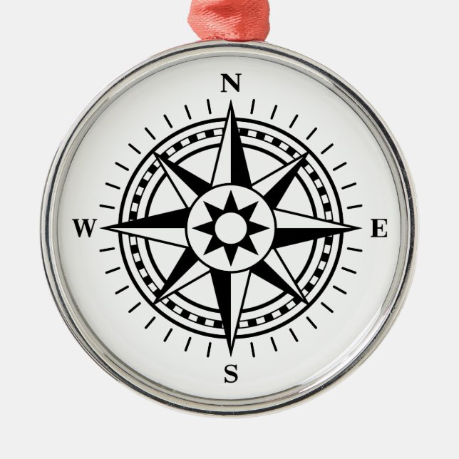 Compass rose ornament (Front)
