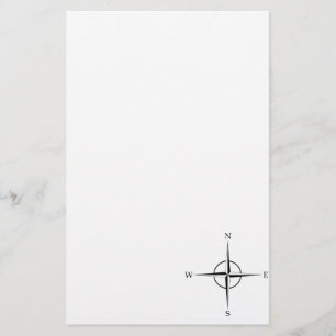 Compass Rose Stationery