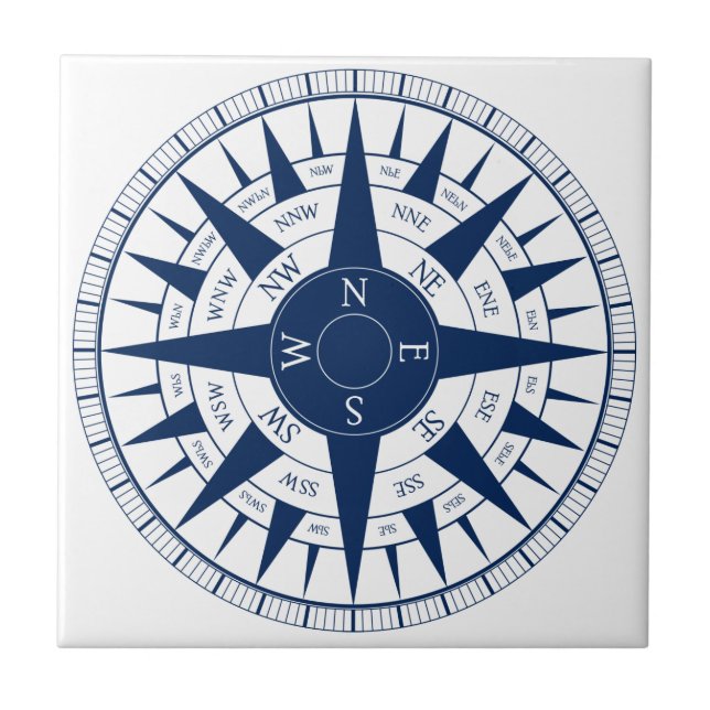 Compass Rose Tile (Front)