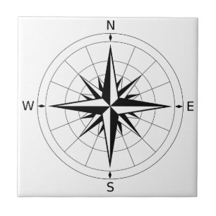 Compass Rose Tile
