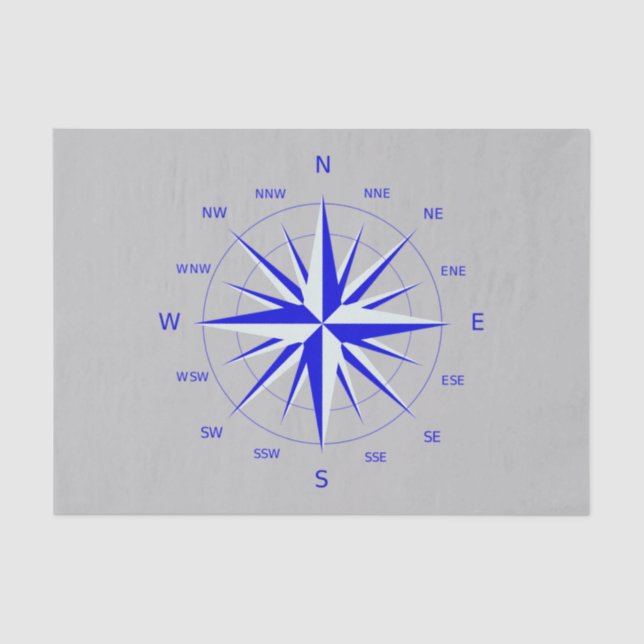 Compass Rose Tissue Paper (Front)