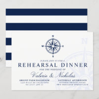 Compass Rose Wedding Rehearsal Dinner