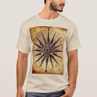 Compass Sailing Ship Discovery Age World Map