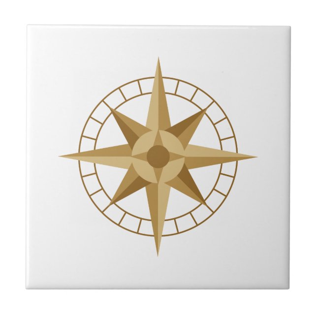 Compass Star Tile (Front)
