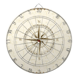 compass vintage south west east dartboard