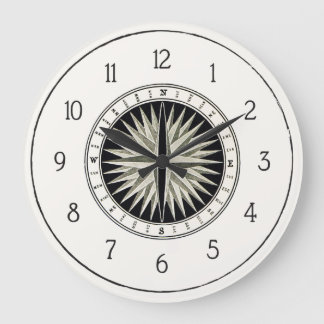 Compass Wall Clock