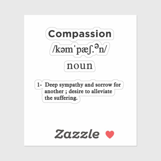 compassion definition (Sheet)
