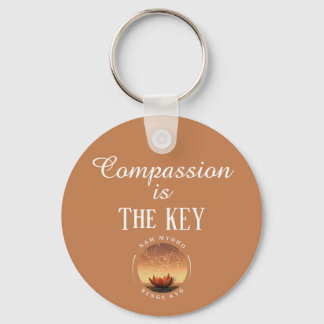 Compassion is the Key - SGI Buddhist Keychain