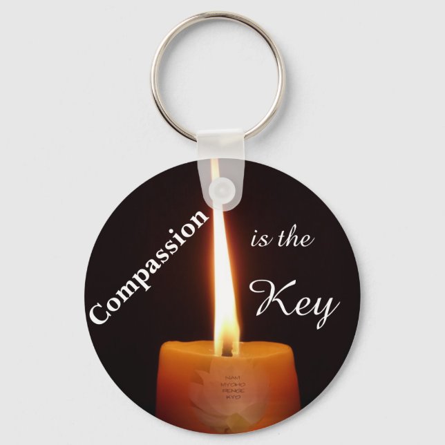 Compassion is the Key - SGI Keychain (Front)