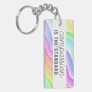Compassion is the standard. Nurse Apparel Keychain
